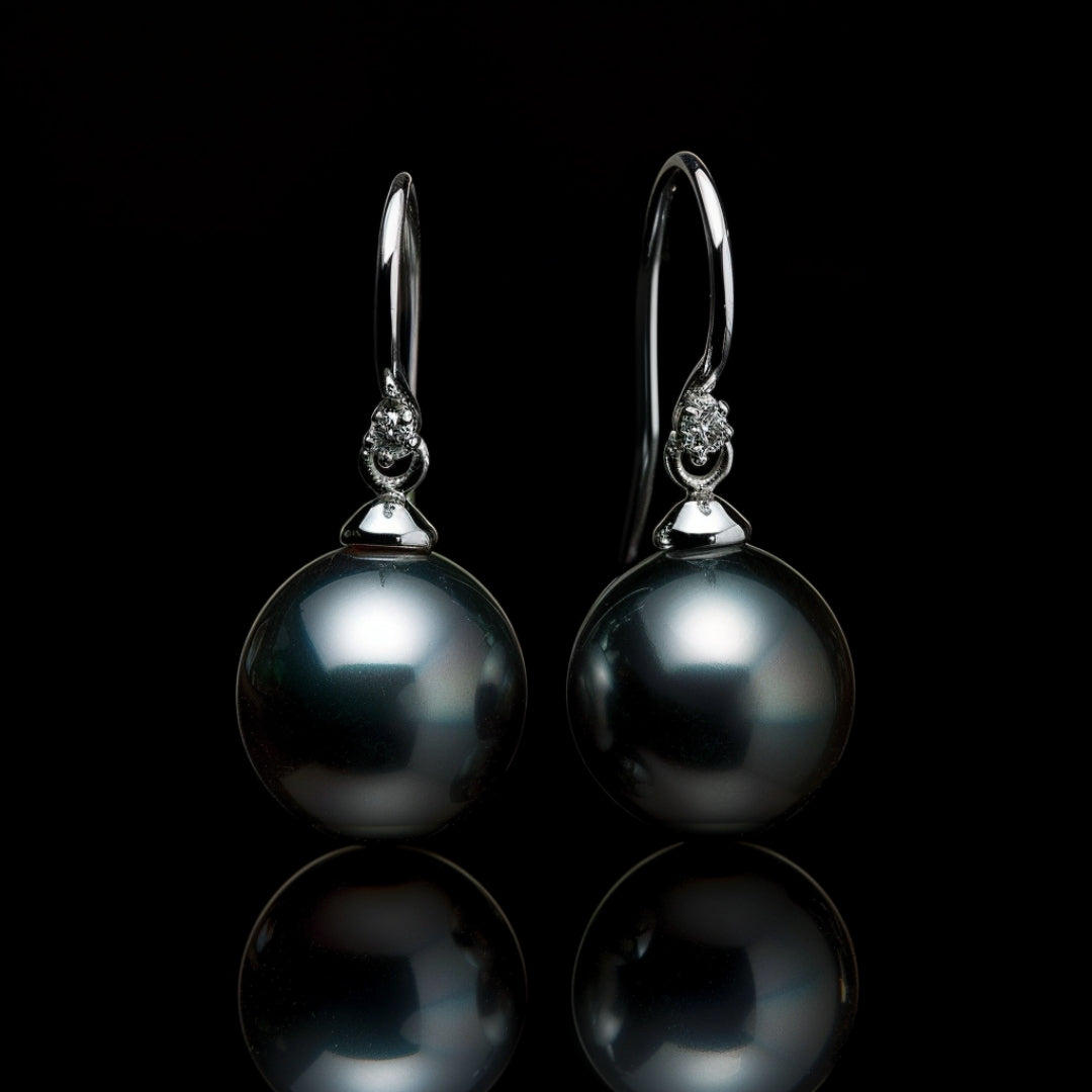 Dark Pearl Earrings