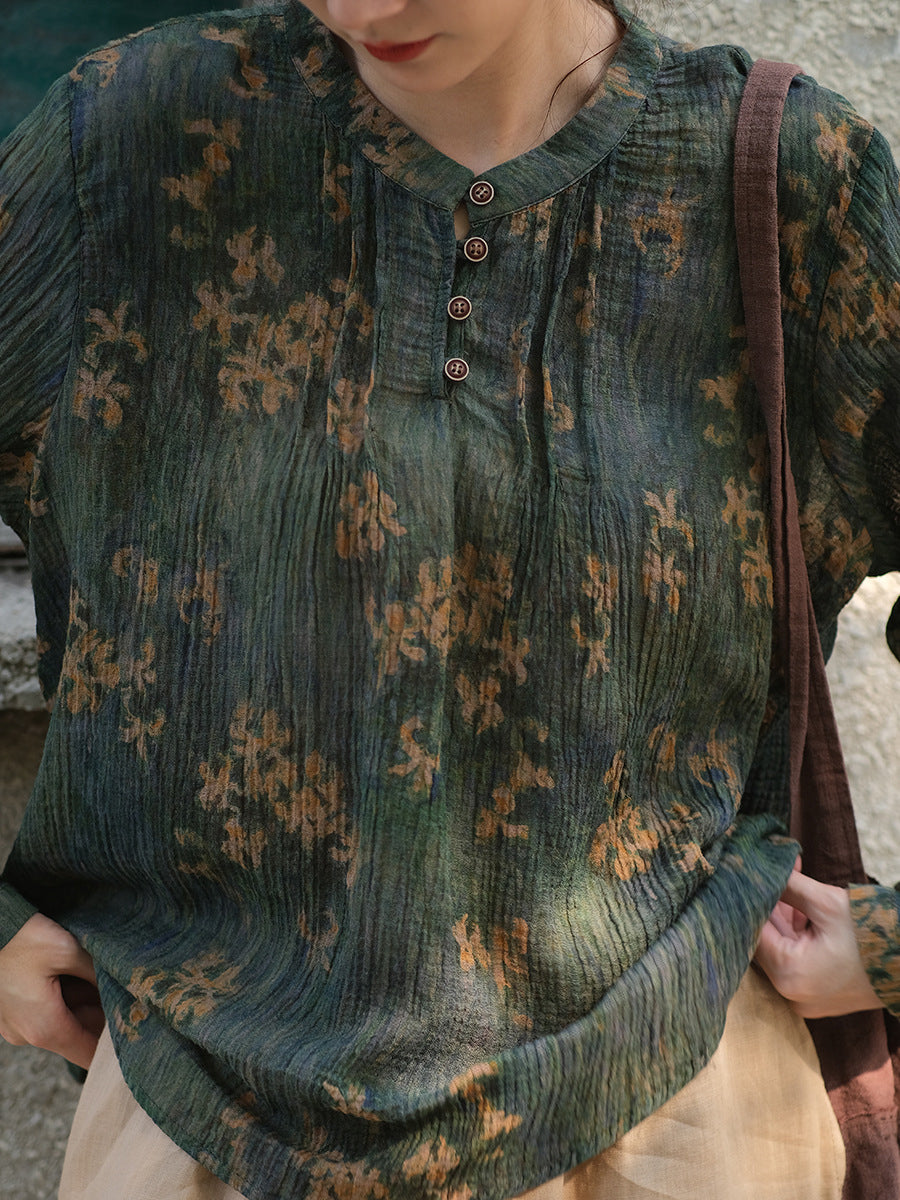 A Vintage Style Shirt with Delicate Timeless Details