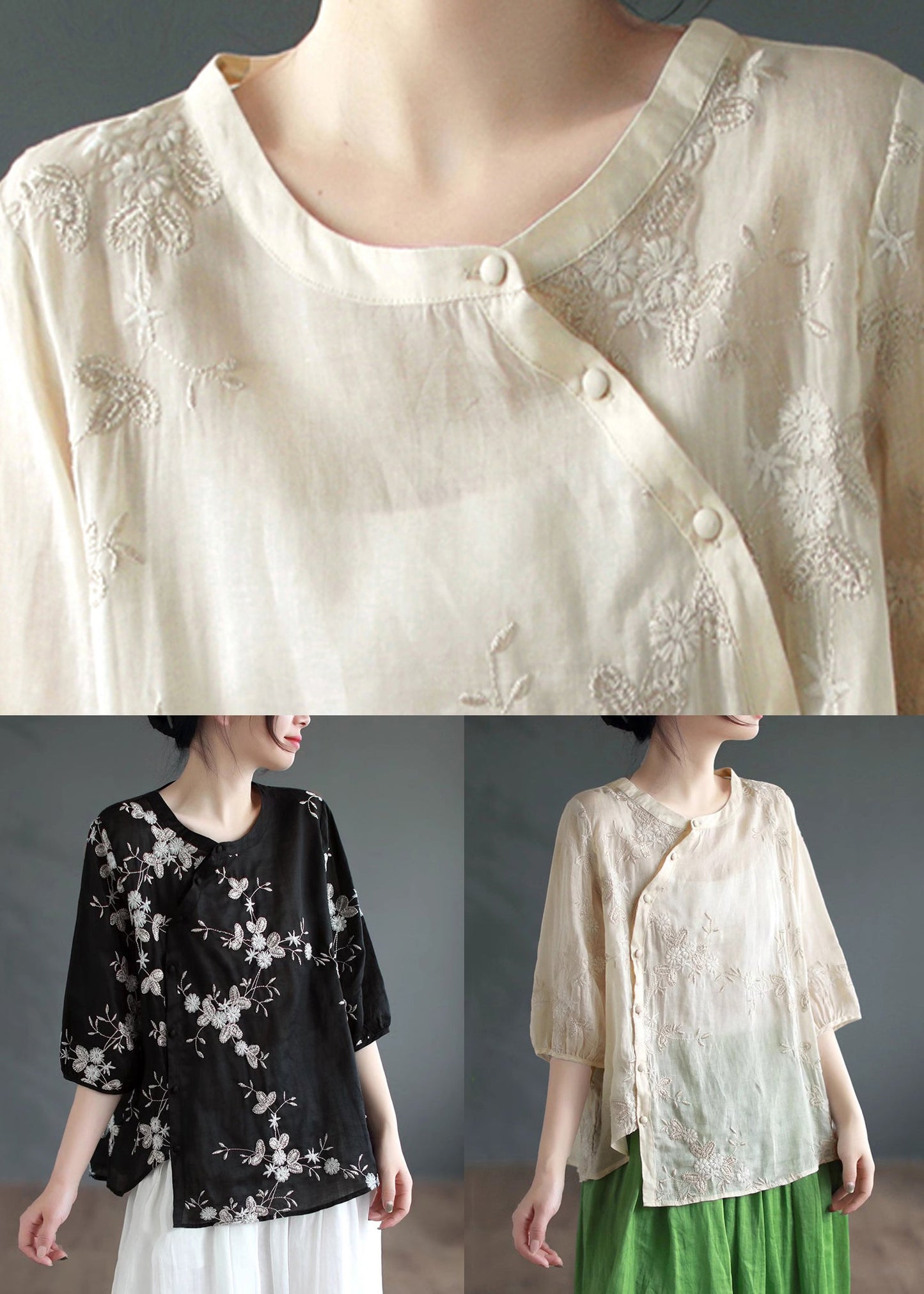 Well Tailored Blouse with a Graceful Silhouette