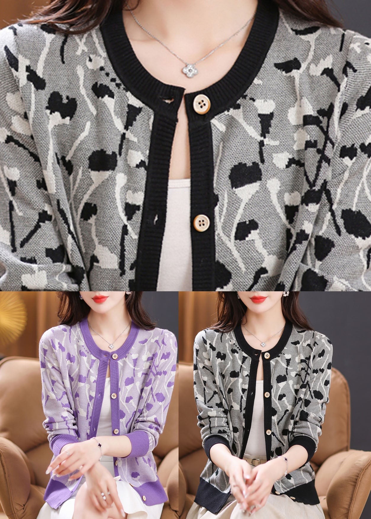 Beautifully Balanced Cardigan with Timeless Character