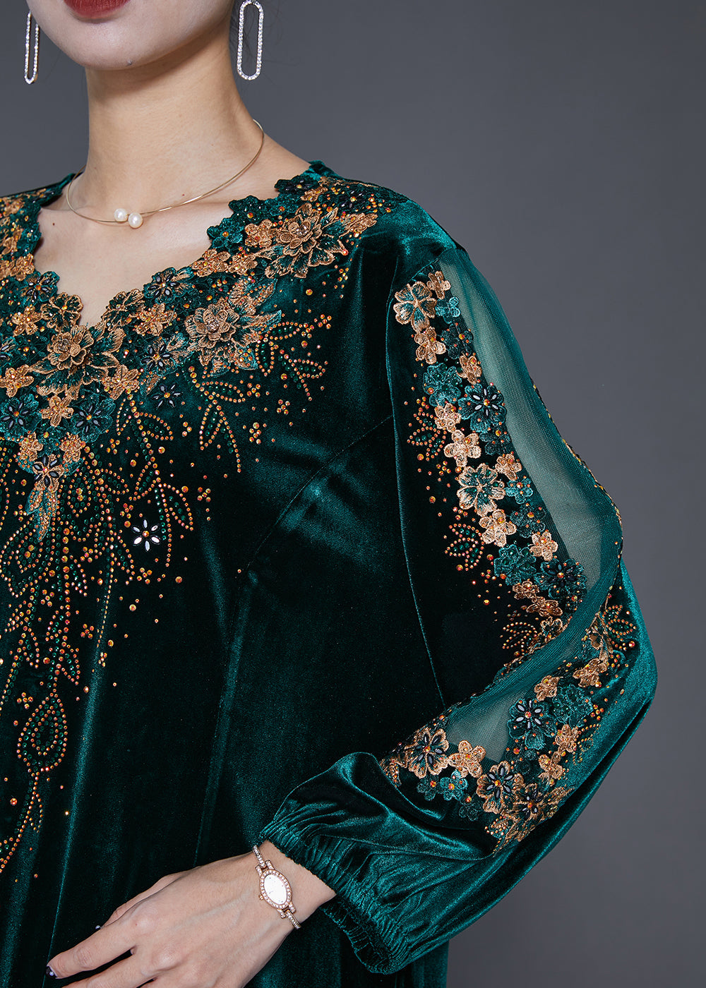 A Vintage Style Dress with Delicate Timeless Details