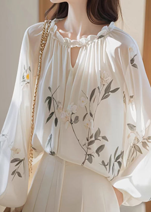 A Vintage Style Shirt with Delicate Timeless Details