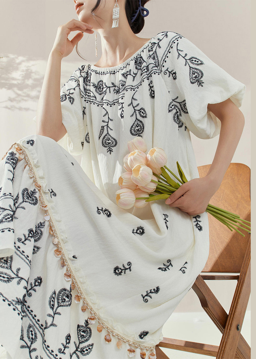 A Vintage Style Dress with Delicate Timeless Details