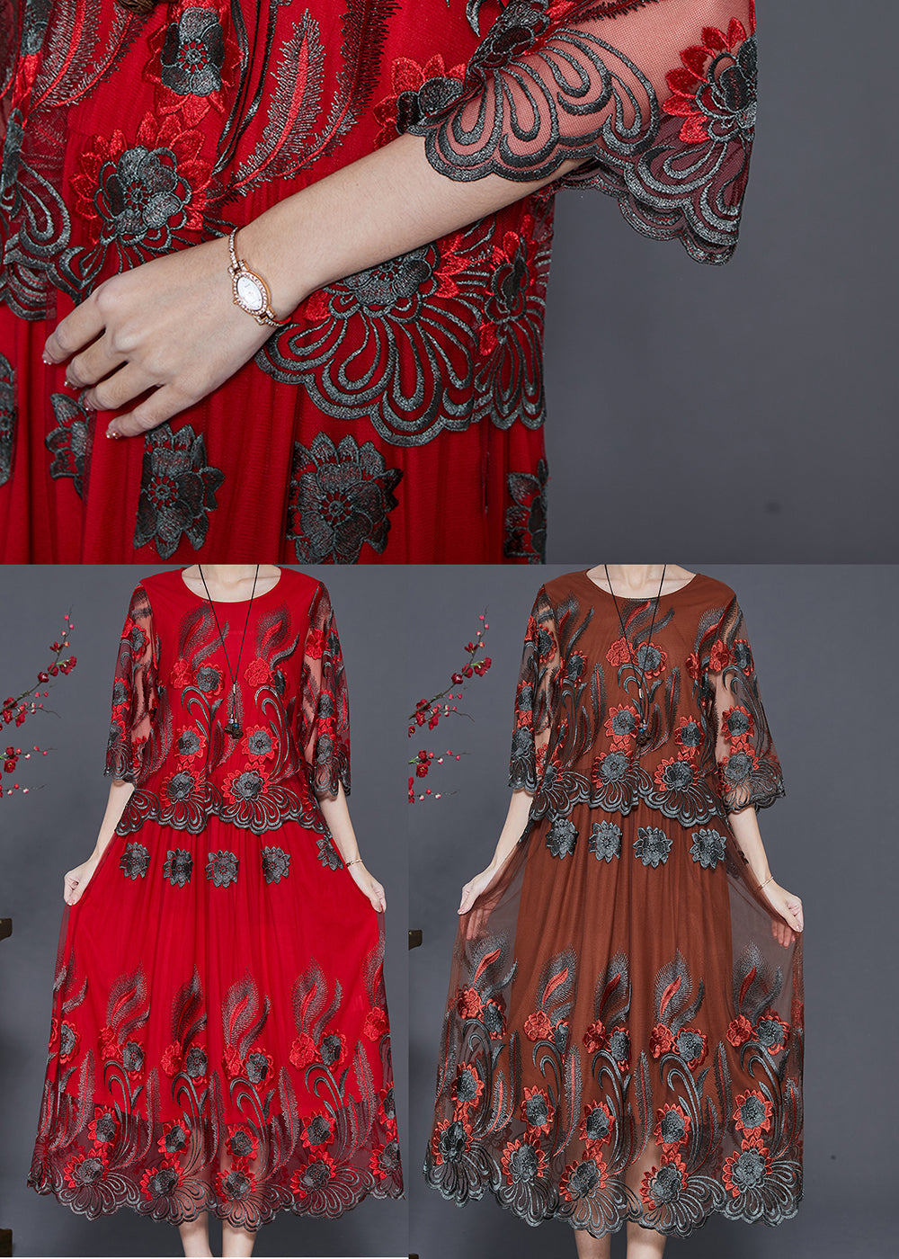 Classic Vintage Dress with a Flattering Fit