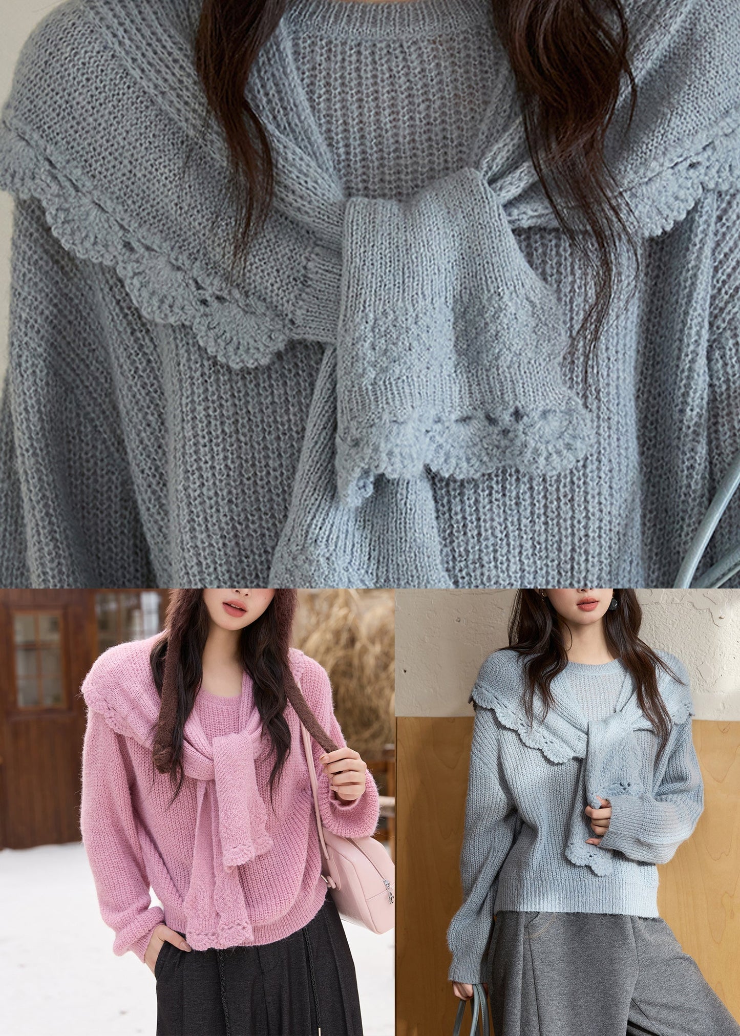 Well Tailored Sweater with a Graceful Silhouette