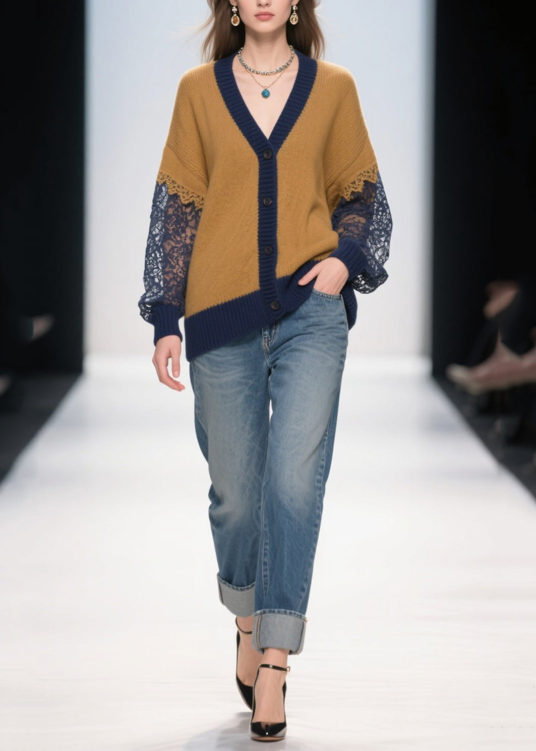 A Vintage Style Cardigan with Delicate Timeless Details