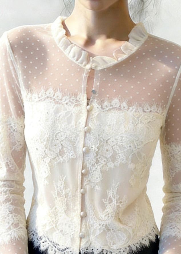 A Vintage Style Blouse with Delicate Timeless Details