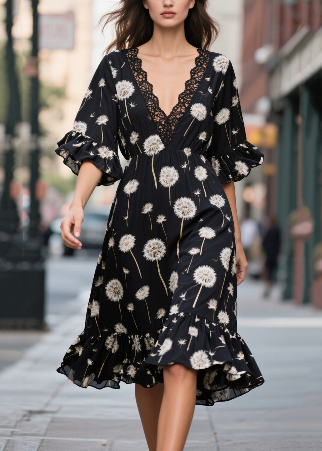 Well Tailored Dress with a Graceful Silhouette