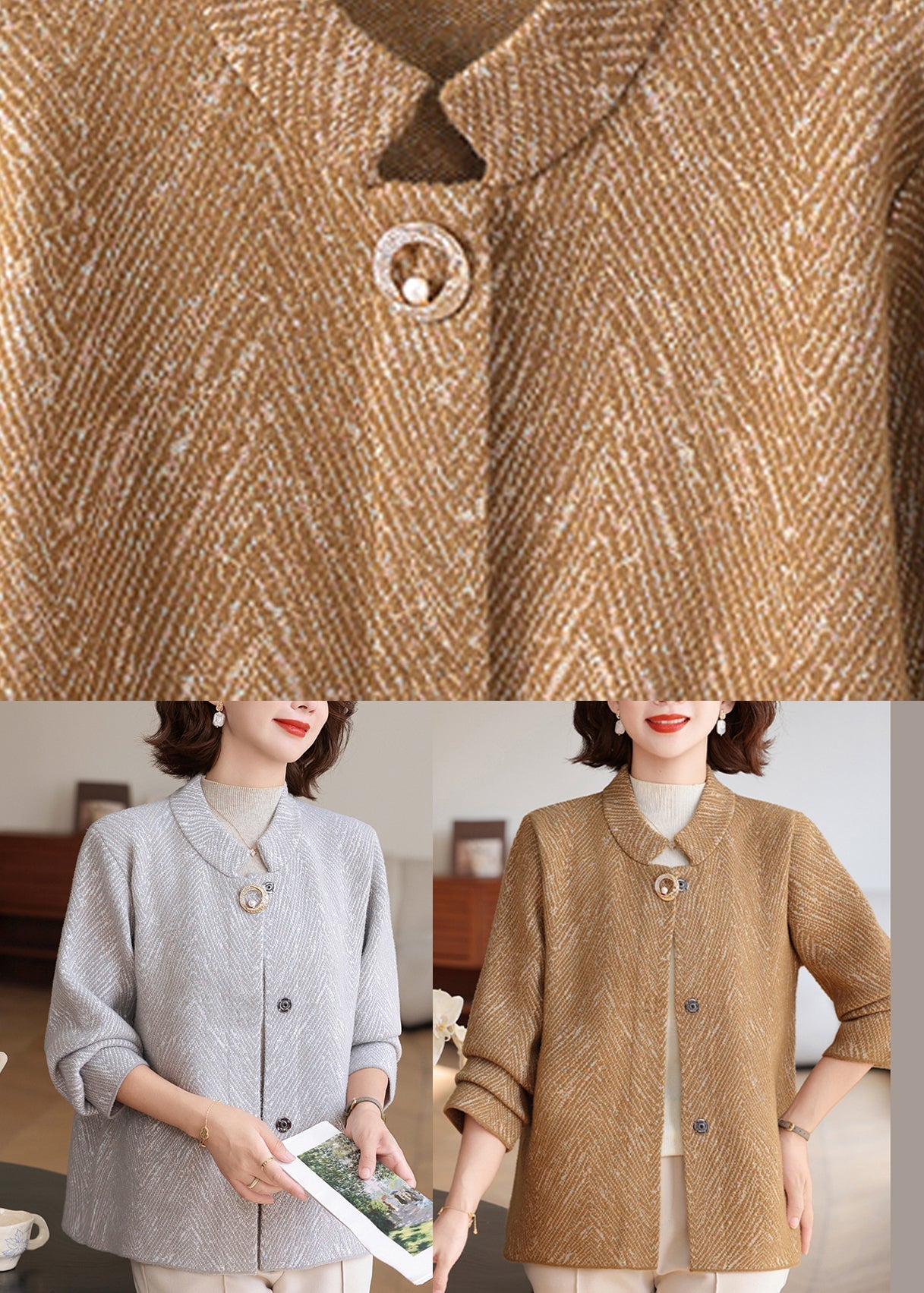 Effortlessly Elegant Coat with a Timeless Design