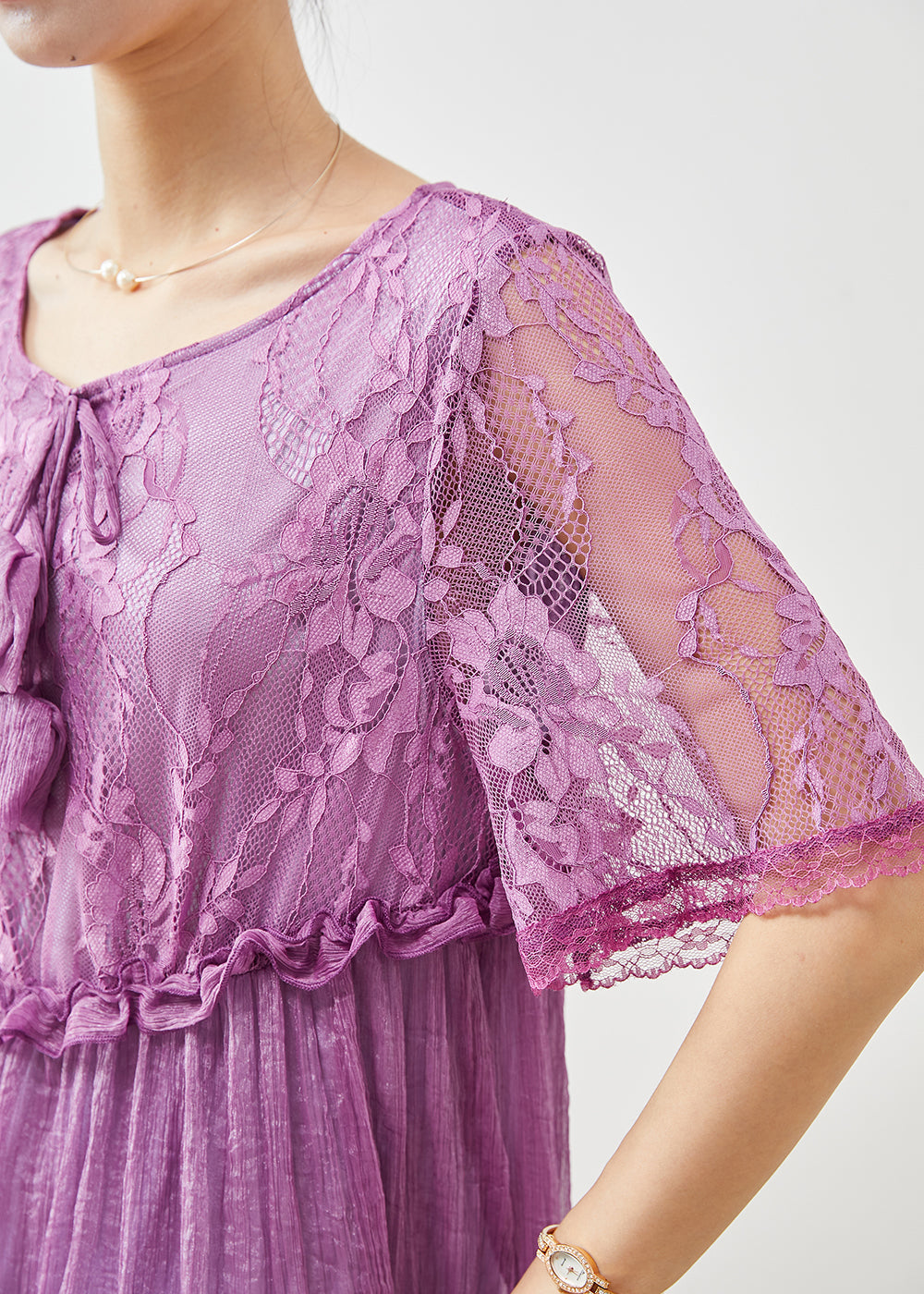 A Vintage Style Dress with Delicate Timeless Details
