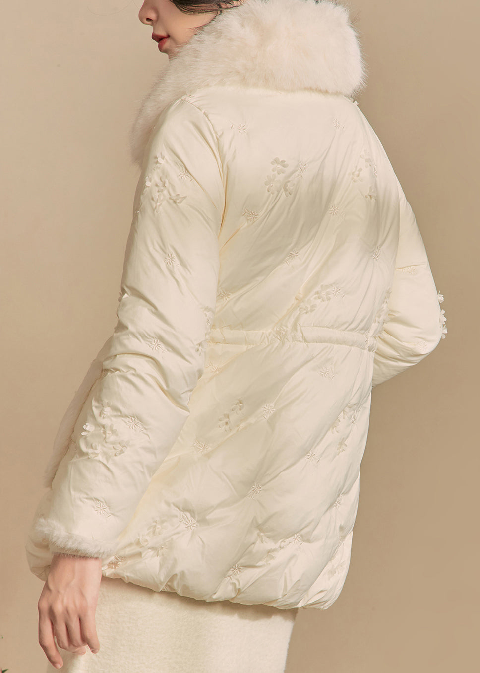 A Vintage Style Coat with Delicate Timeless Details