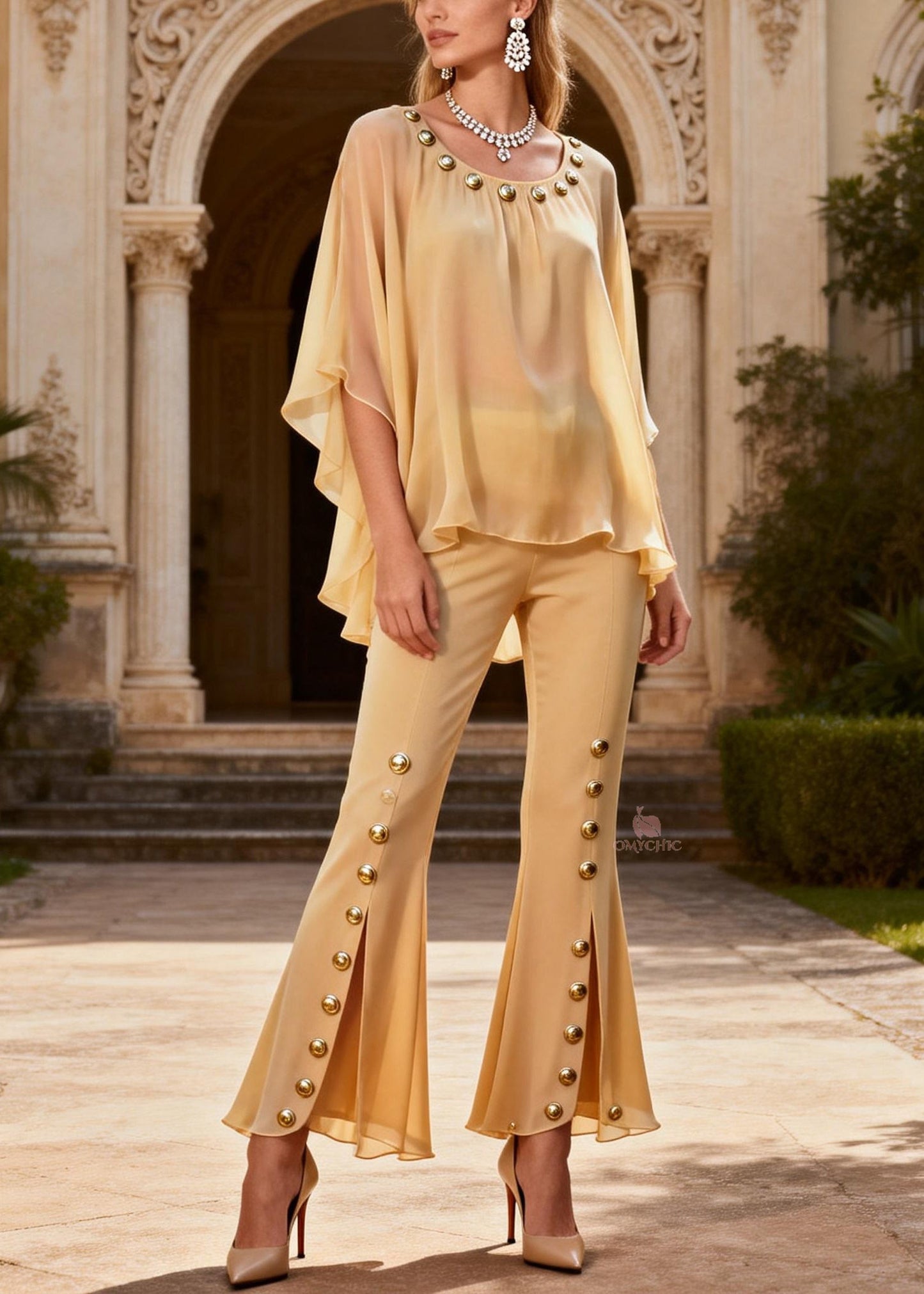 A Vintage Style Trousers with Delicate Timeless Details