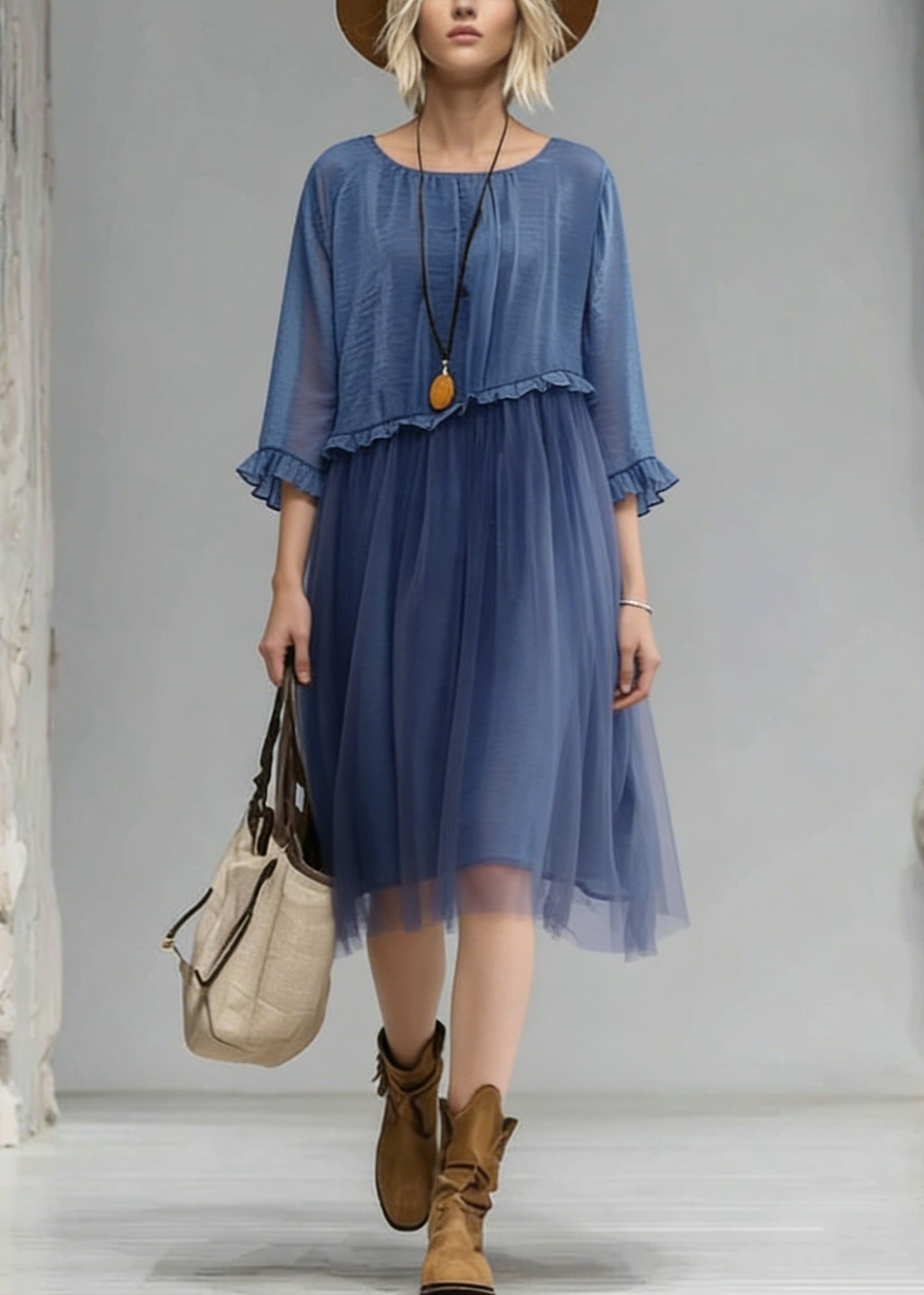 A Vintage Style Dress with Delicate Timeless Details