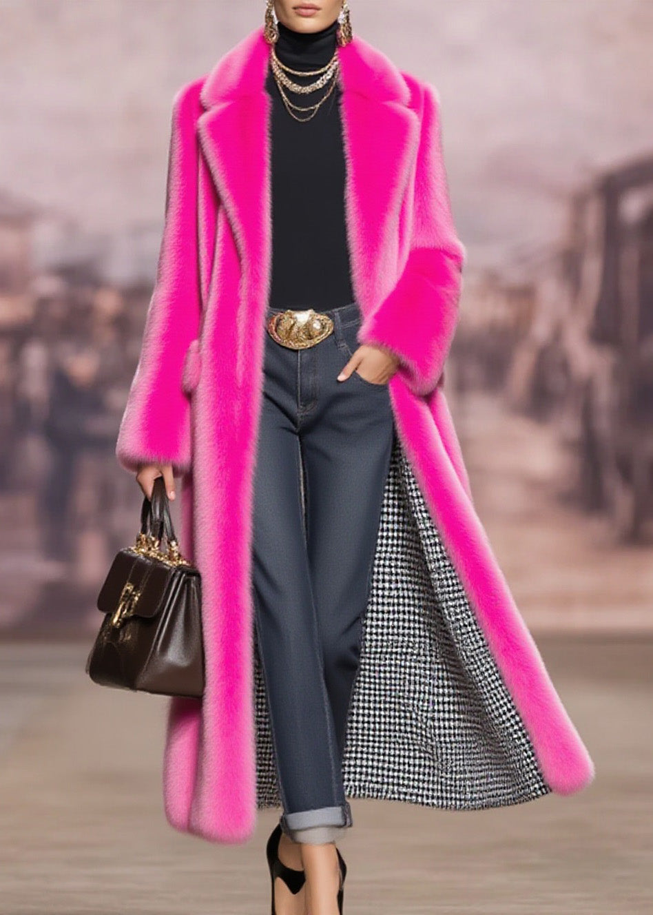 Classic Vintage Coat with a Flattering Fit