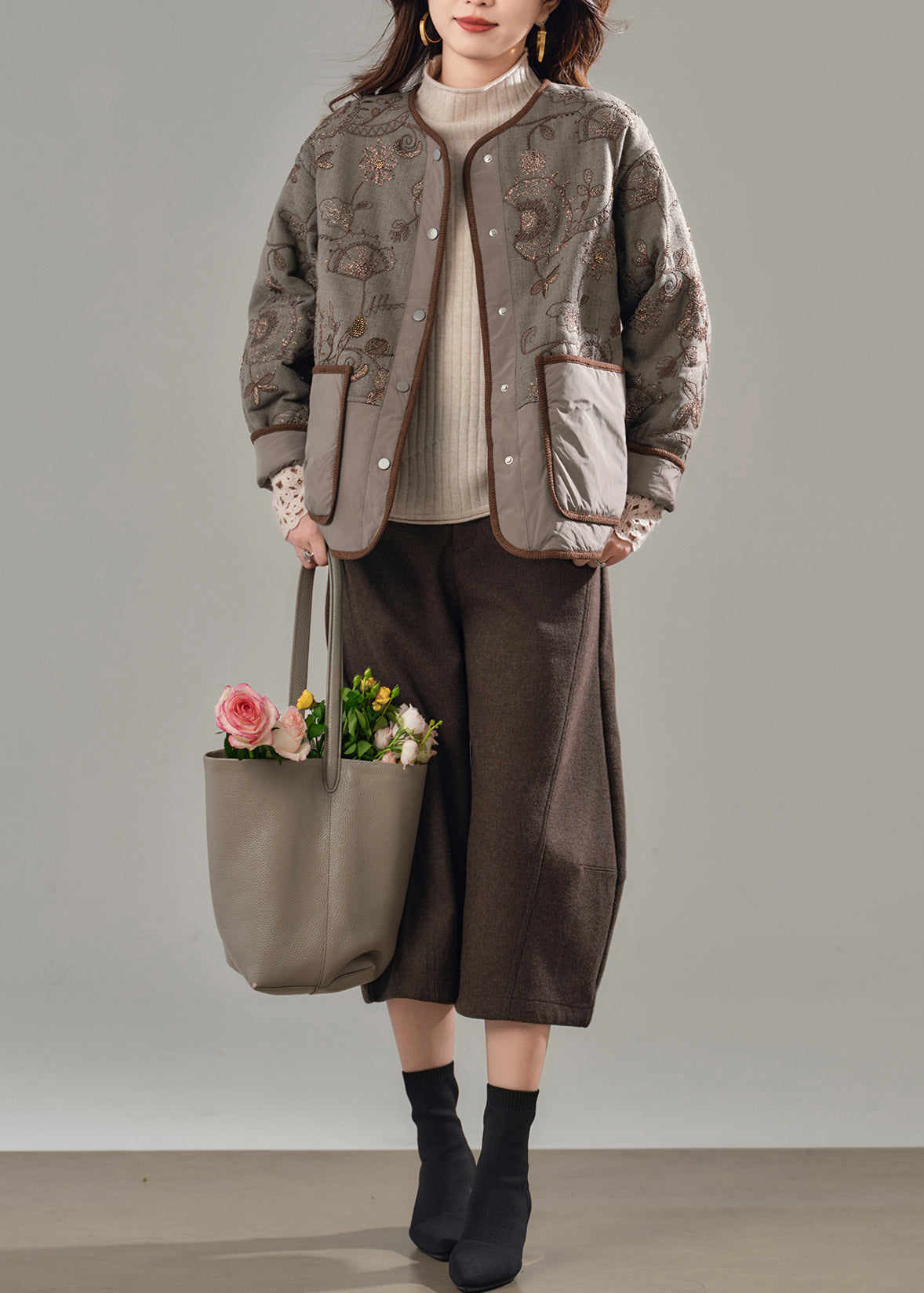 A Vintage Style Jacket with Delicate Timeless Details