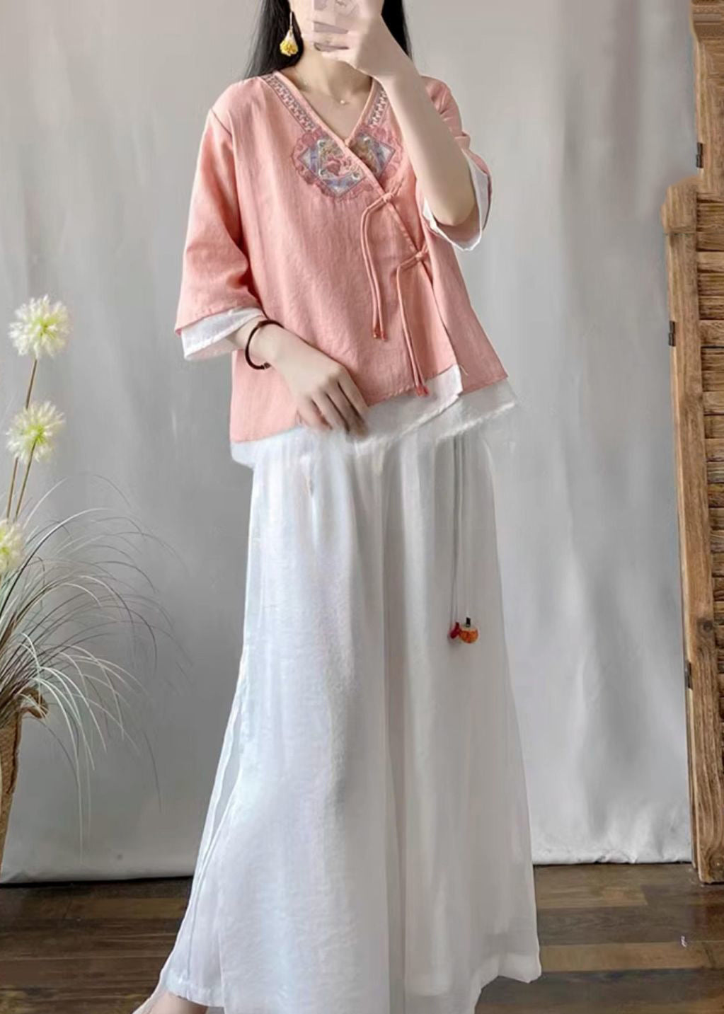 A Vintage Style Top with Delicate Timeless Details