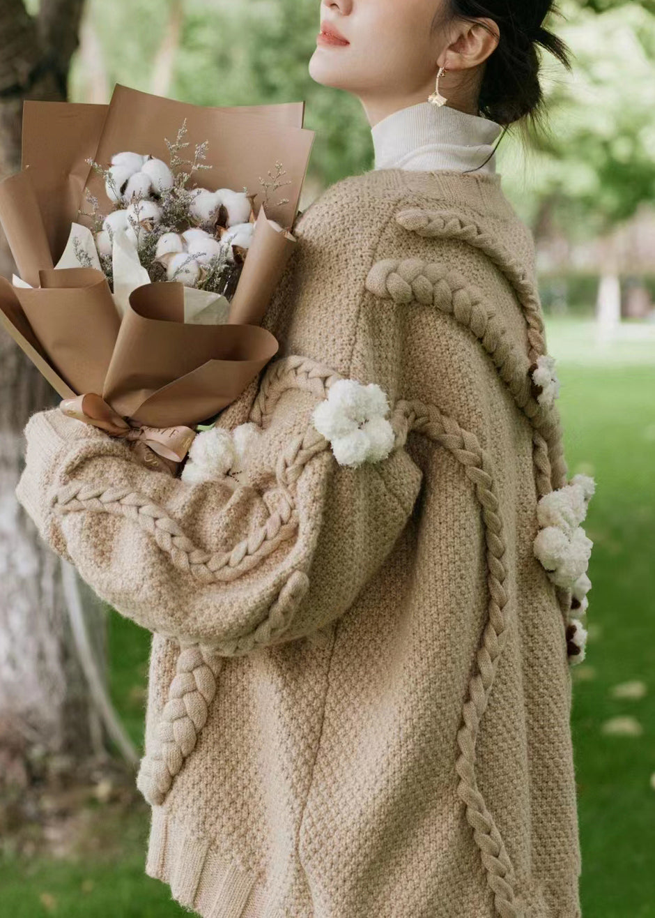 Vintage Inspired Cardigan with a Contemporary Edge