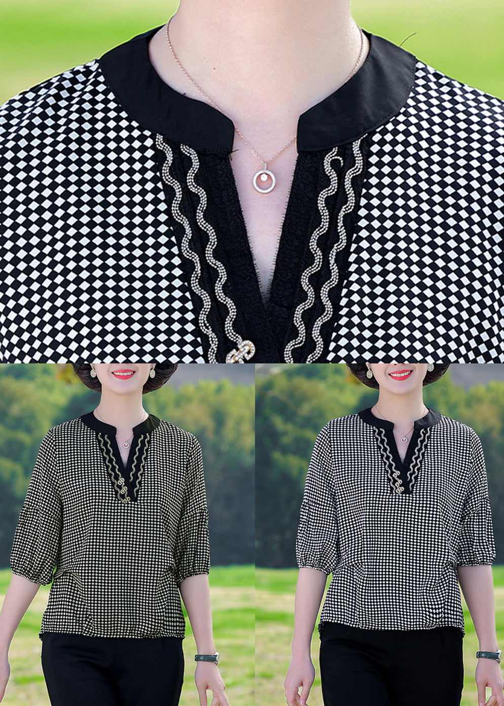 Well Tailored Top with a Graceful Silhouette