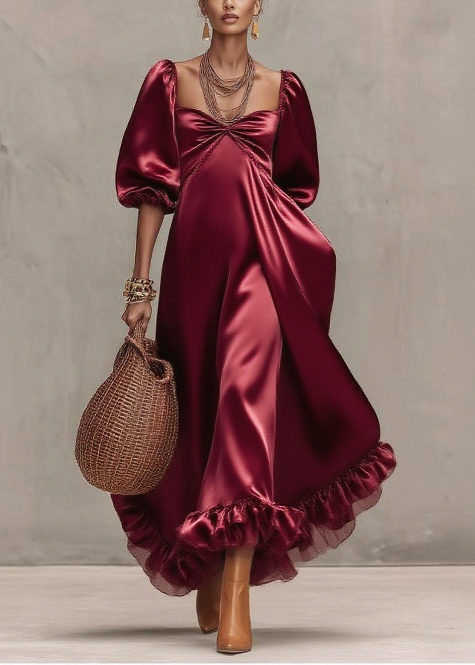 A Vintage Style Dress with Delicate Timeless Details