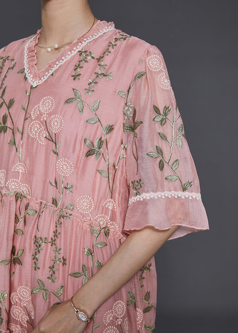A Vintage Style Dress with Delicate Timeless Details
