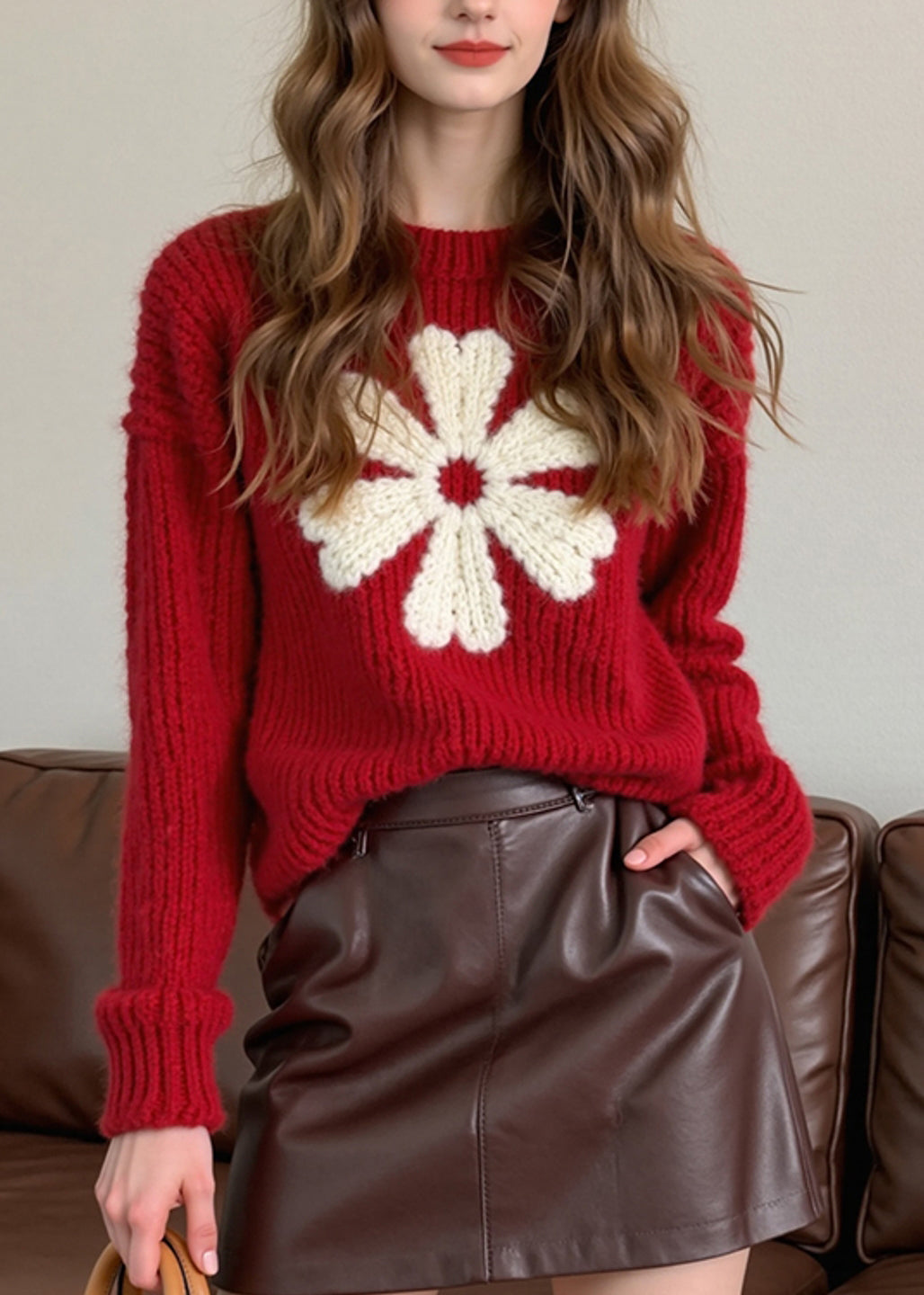 A Vintage Style Sweater with Delicate Timeless Details