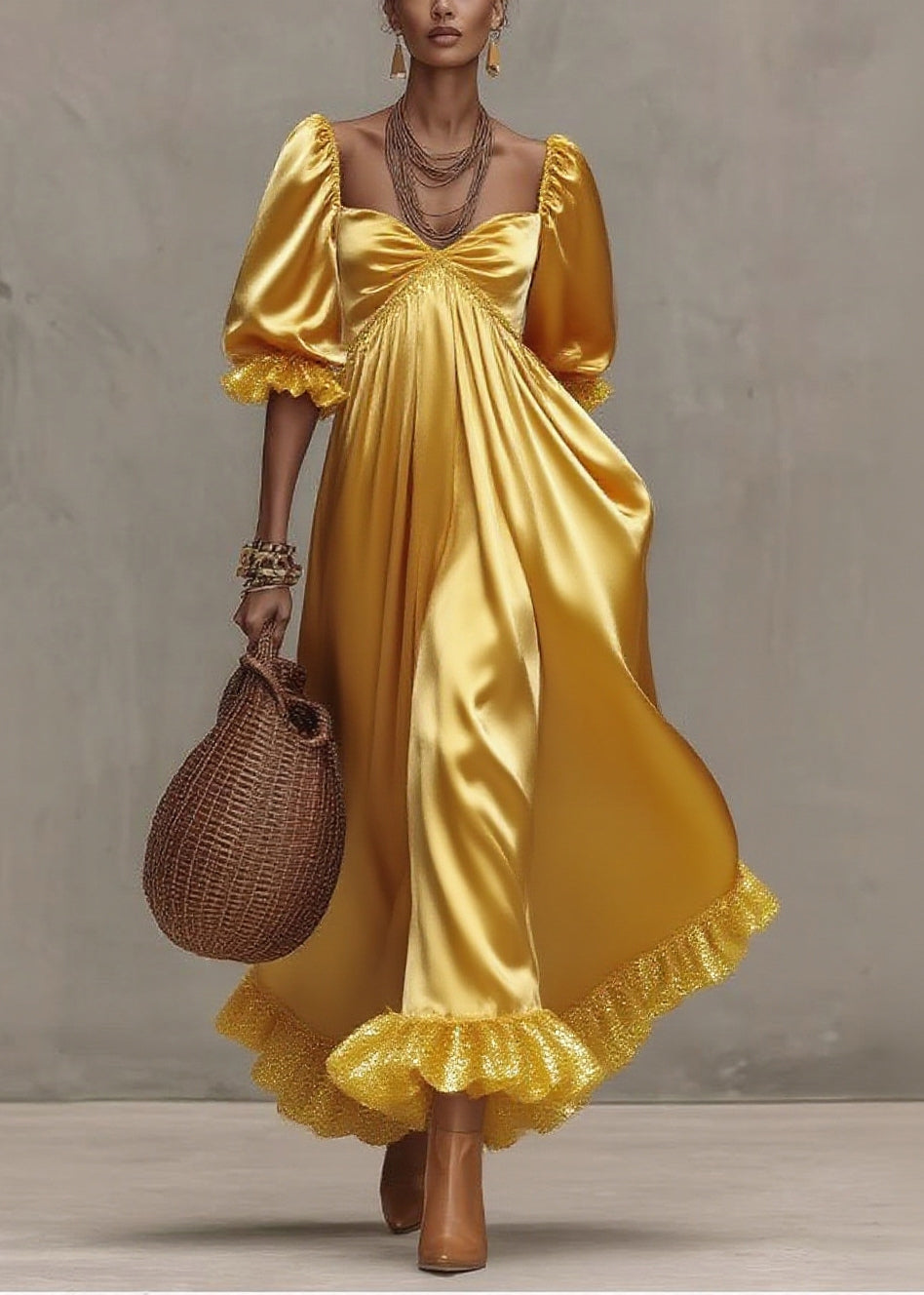 A Vintage Style Dress with Delicate Timeless Details