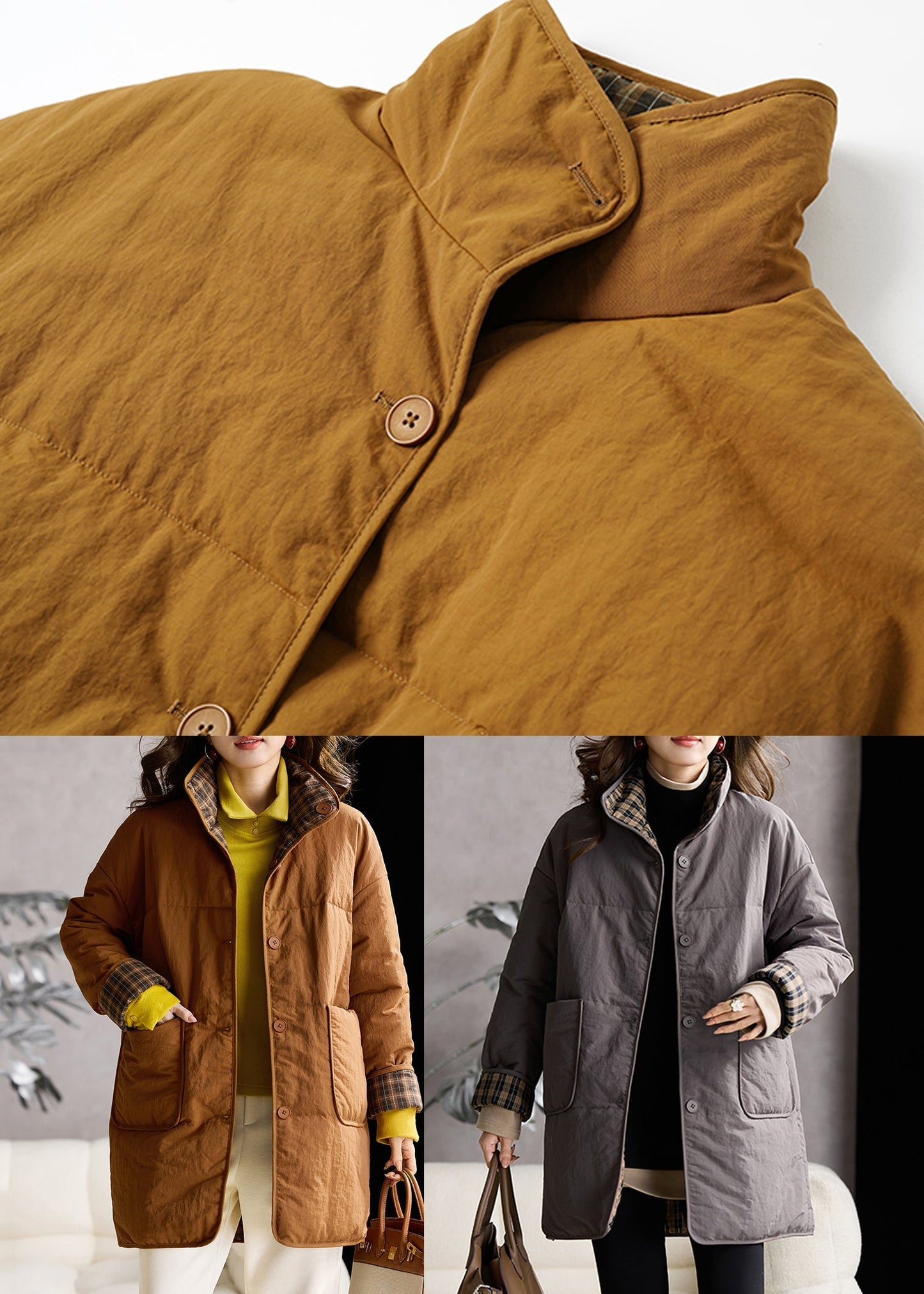 Well Tailored Coat with a Graceful Silhouette