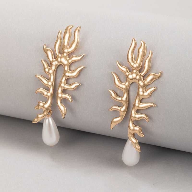 Delikat håndværks Perle Ørering