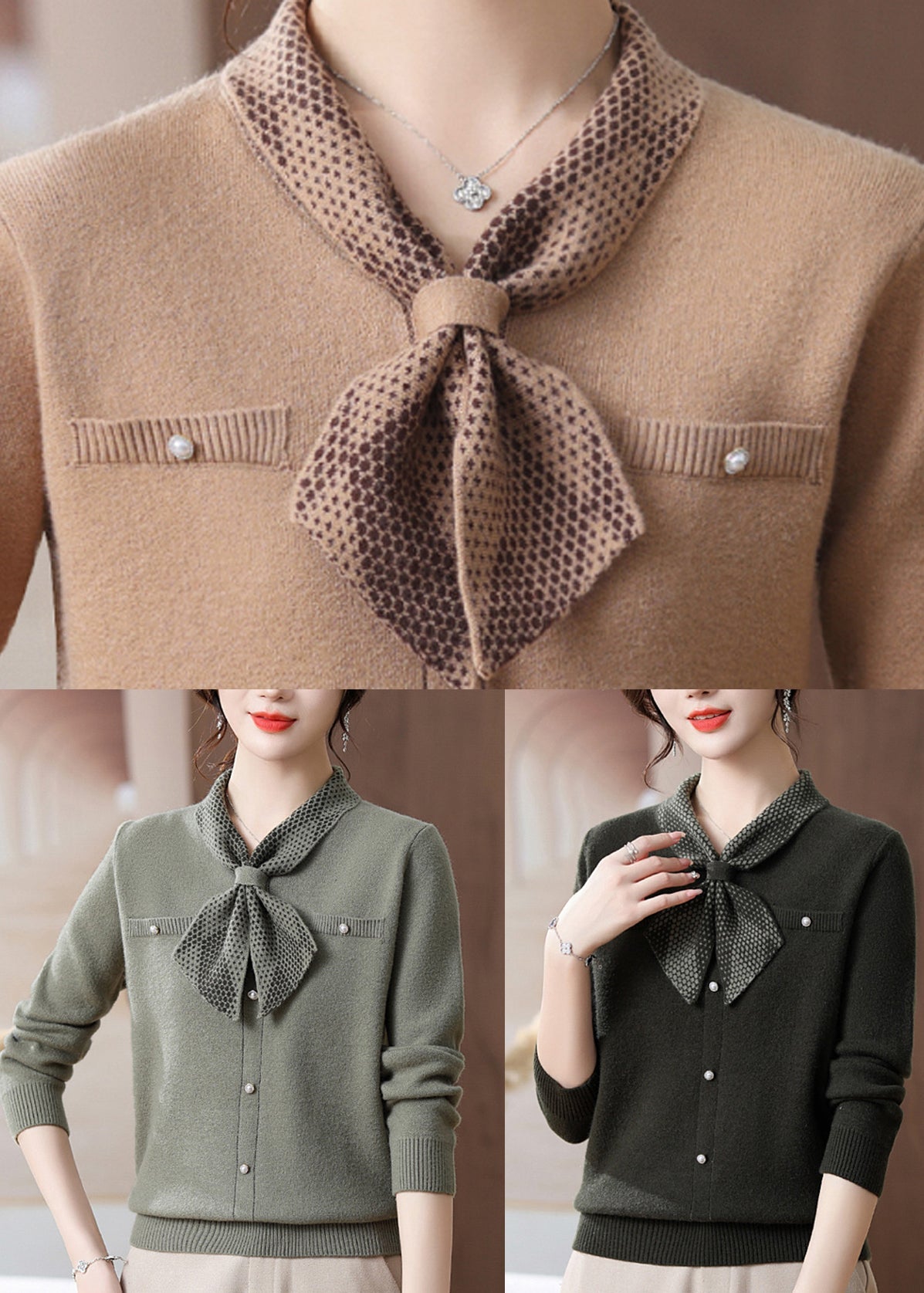 Vintage Inspired Sweater with a Contemporary Edge