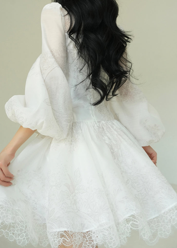 A Vintage Style Dress with Delicate Timeless Details