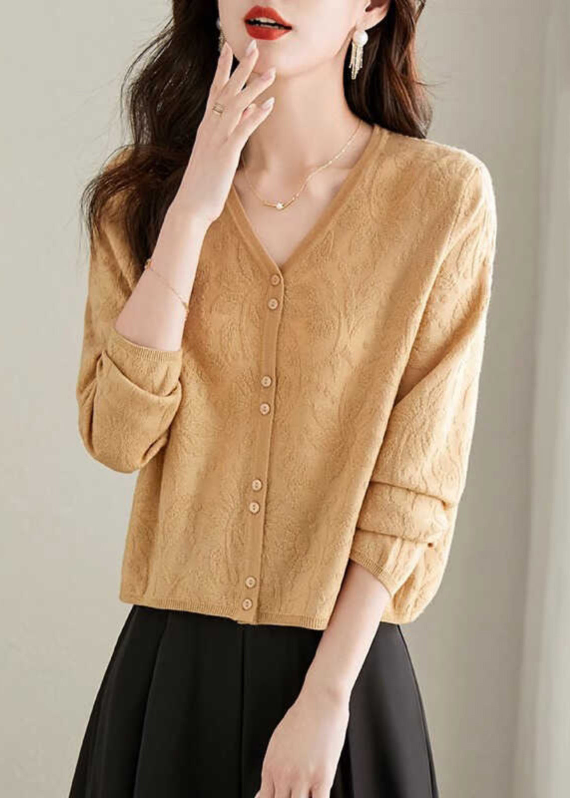 Vintage Inspired Cardigan with a Contemporary Edge