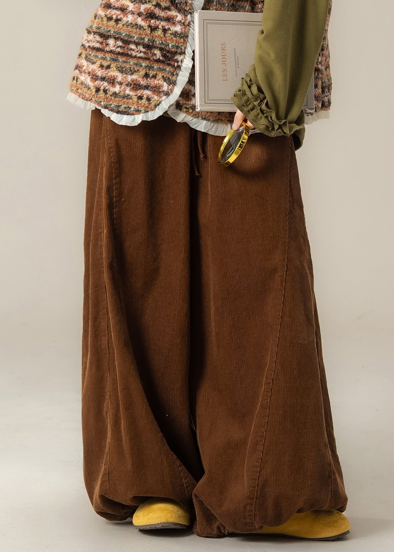 A Vintage Style Pants with Delicate Timeless Details