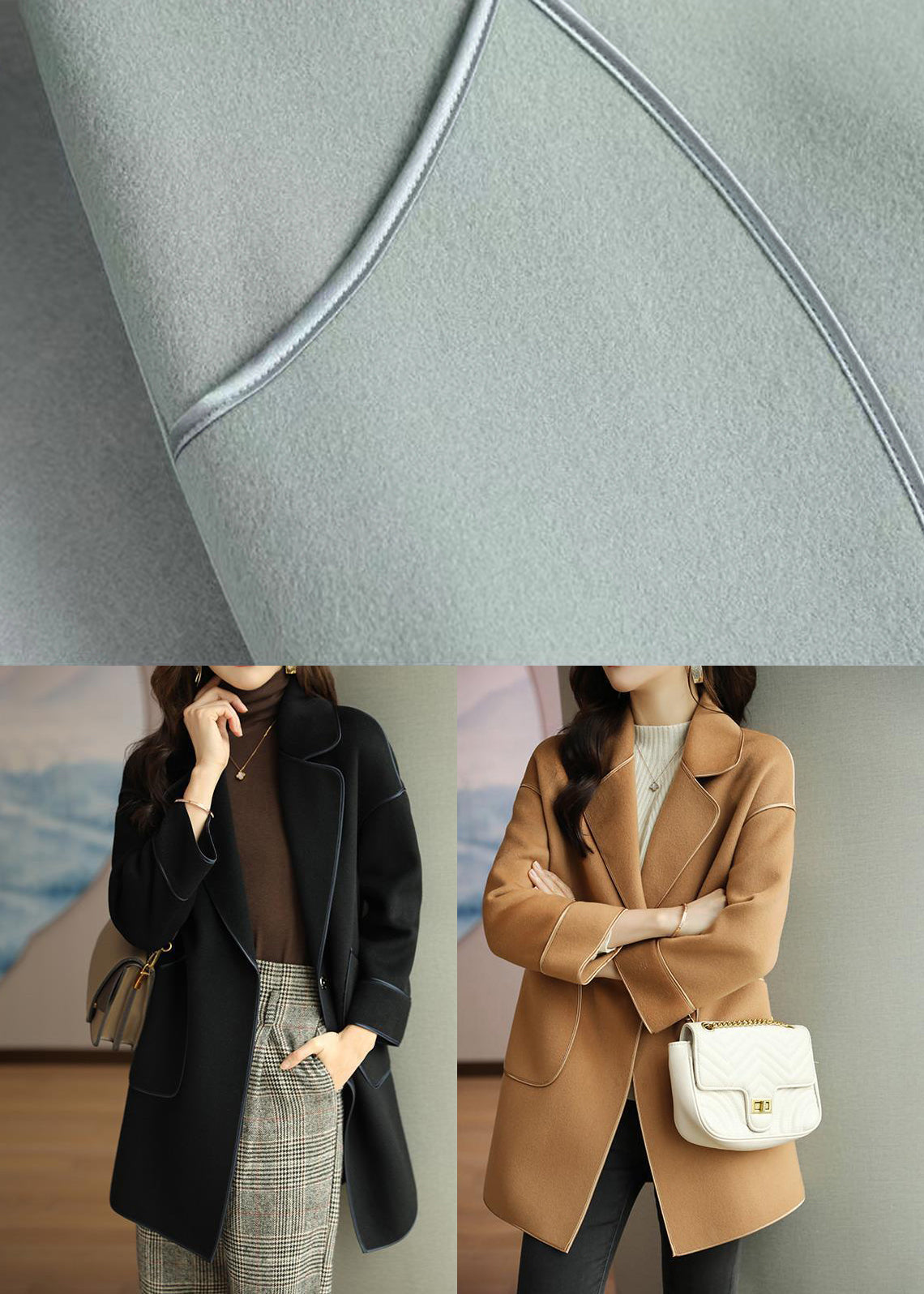 Classic Vintage Coat with a Flattering Fit