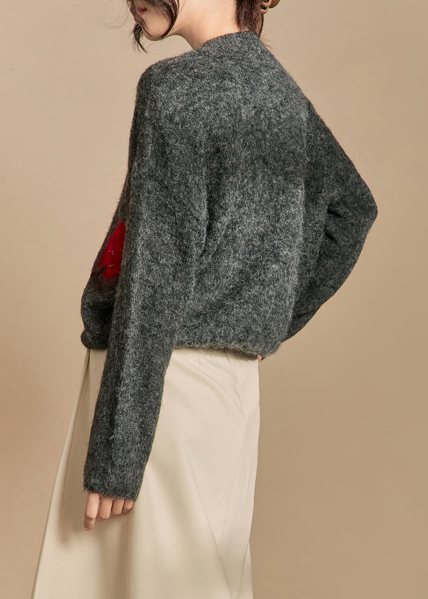 A Vintage Style Sweater with Delicate Timeless Details