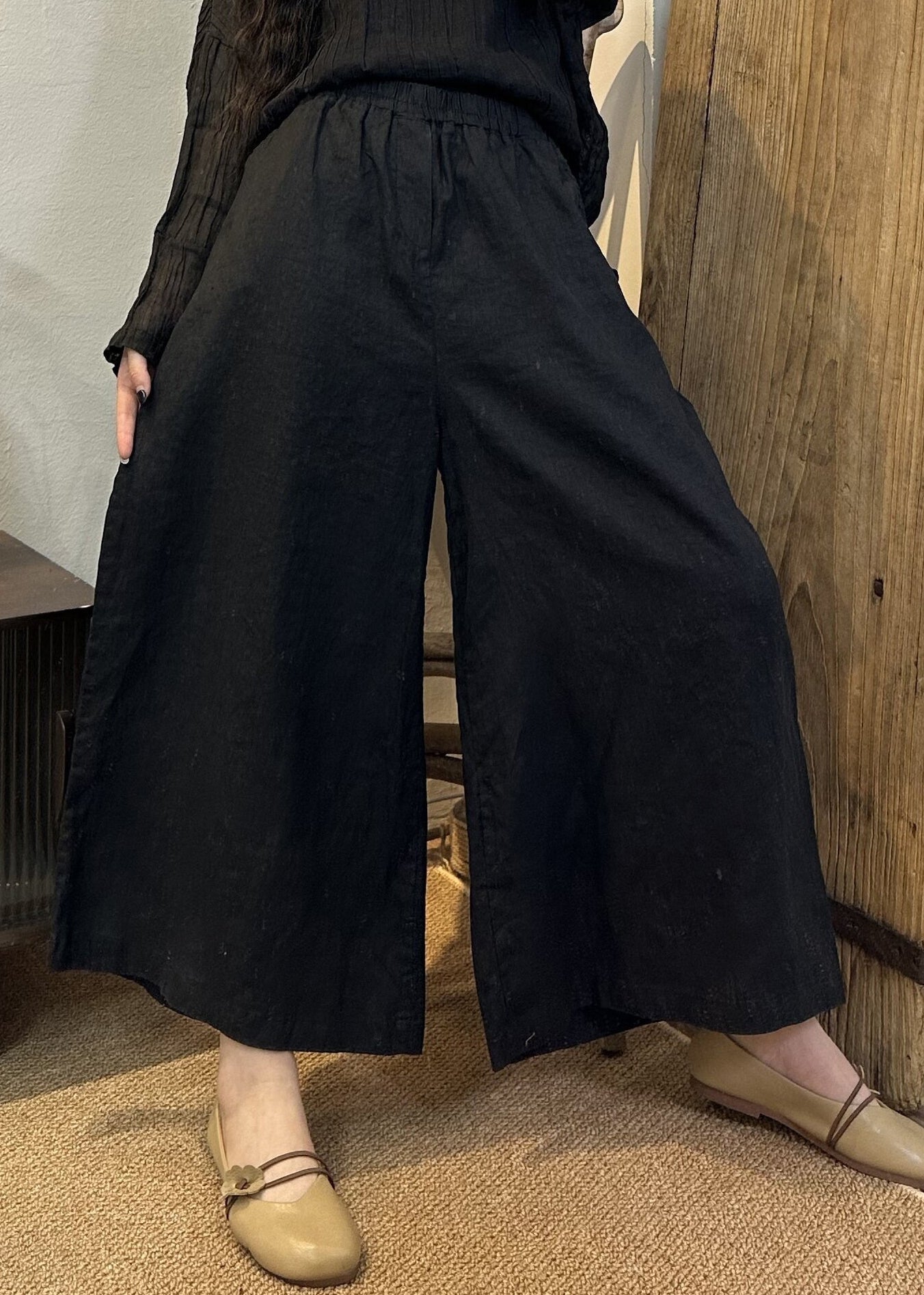 A Vintage Style Pants with Delicate Timeless Details