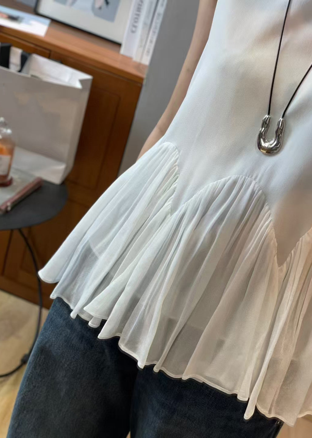 Well Tailored Garment with a Graceful Silhouette