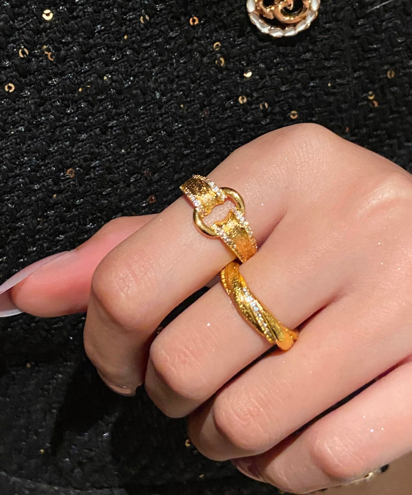 Vintage Handmade Gold Set