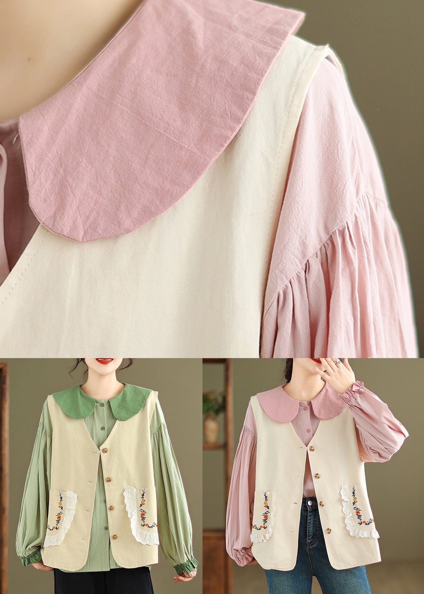 Beautifully Finished Blouse in a Timeless Design