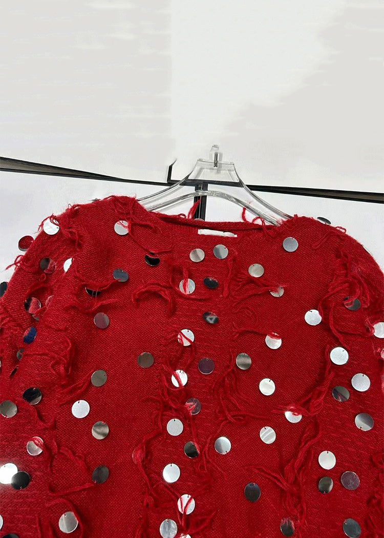 A Vintage Style Sweater with Delicate Timeless Details