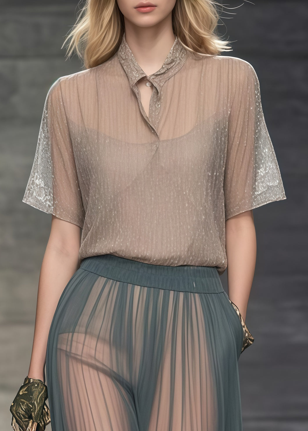 Vintage Inspired Blouse with a Contemporary Edge