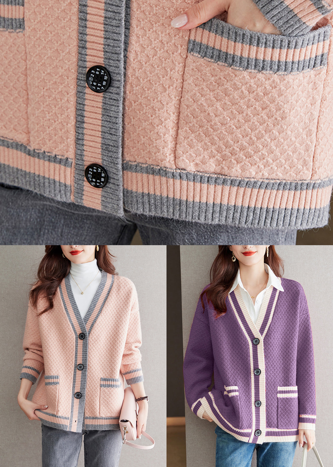 Vintage Inspired Cardigan with a Contemporary Edge