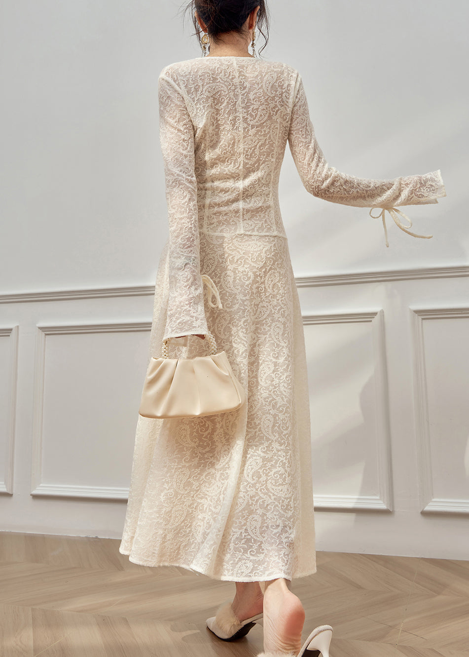A Vintage Style Dress with Delicate Timeless Details