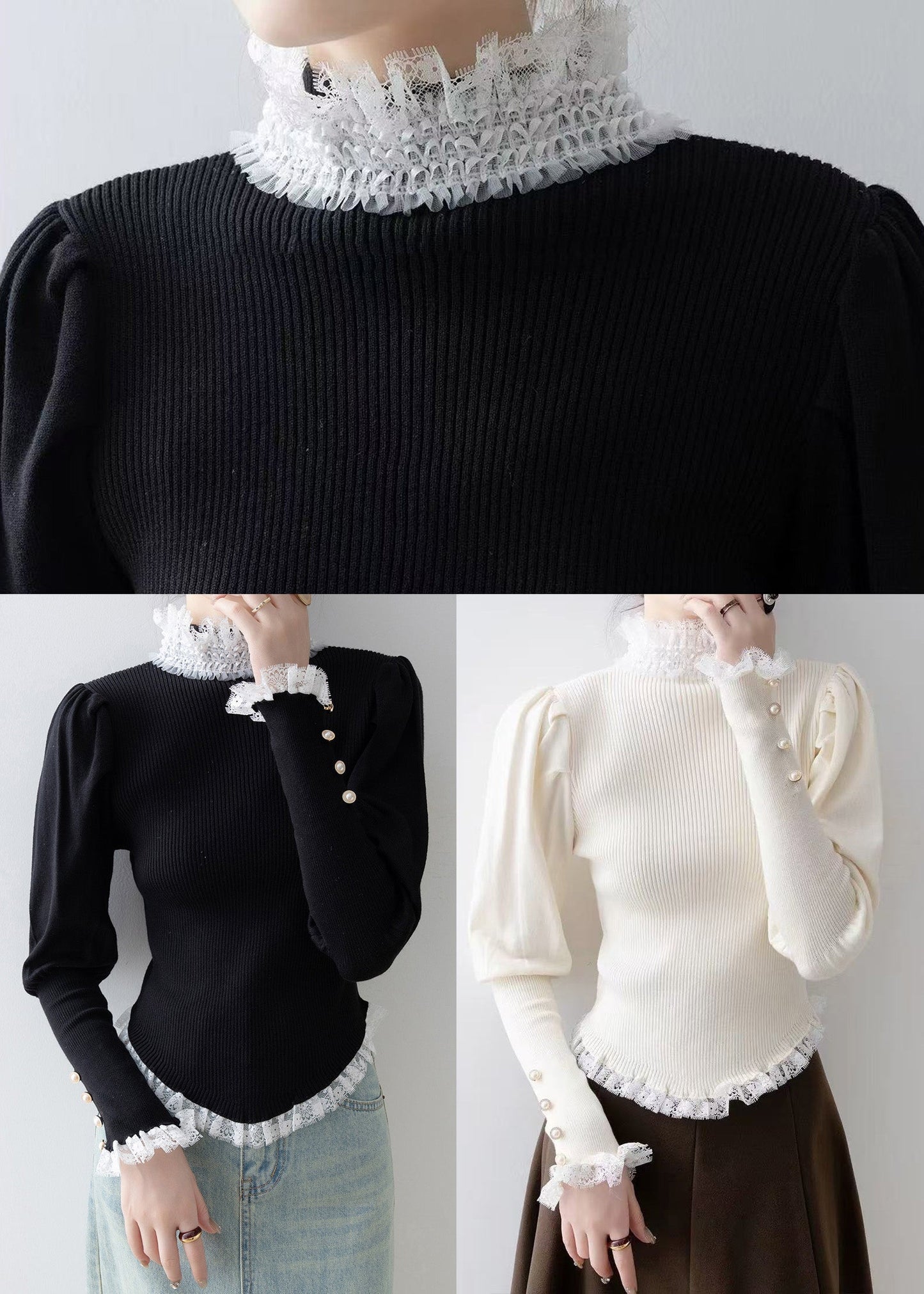 Vintage Inspired Sweater with a Contemporary Edge