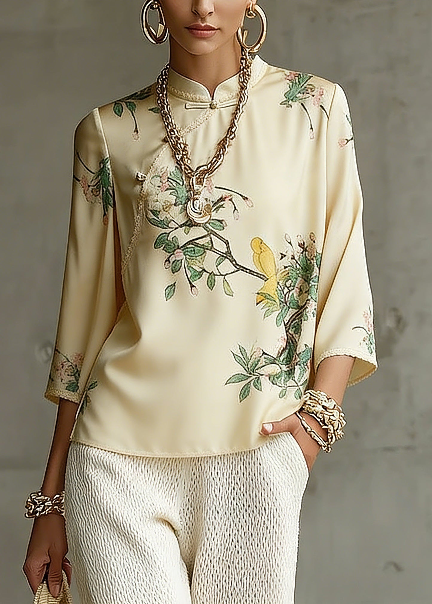 Gracefully Styled Top for Any Occasion