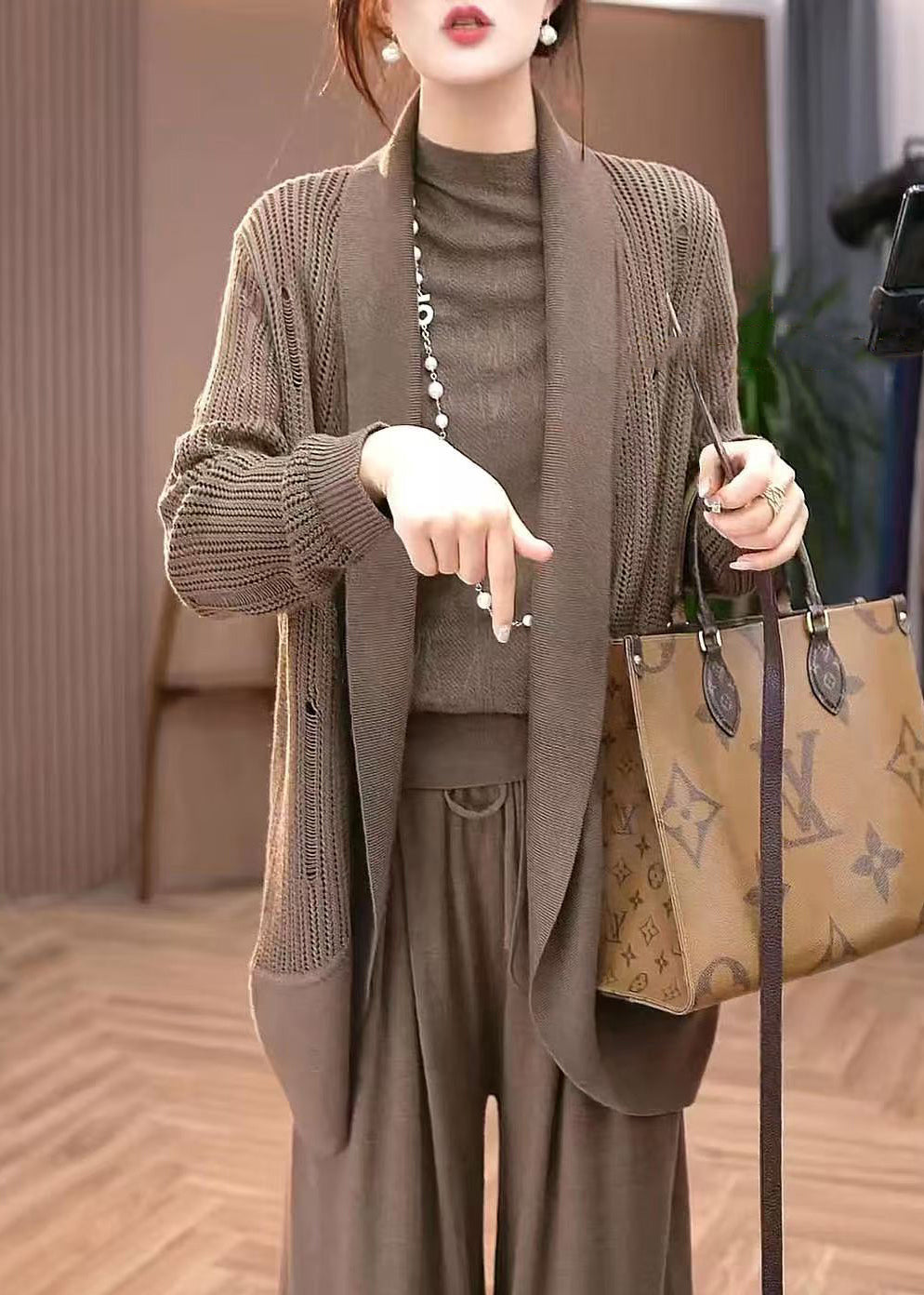 Vintage Inspired Cardigan with a Contemporary Edge