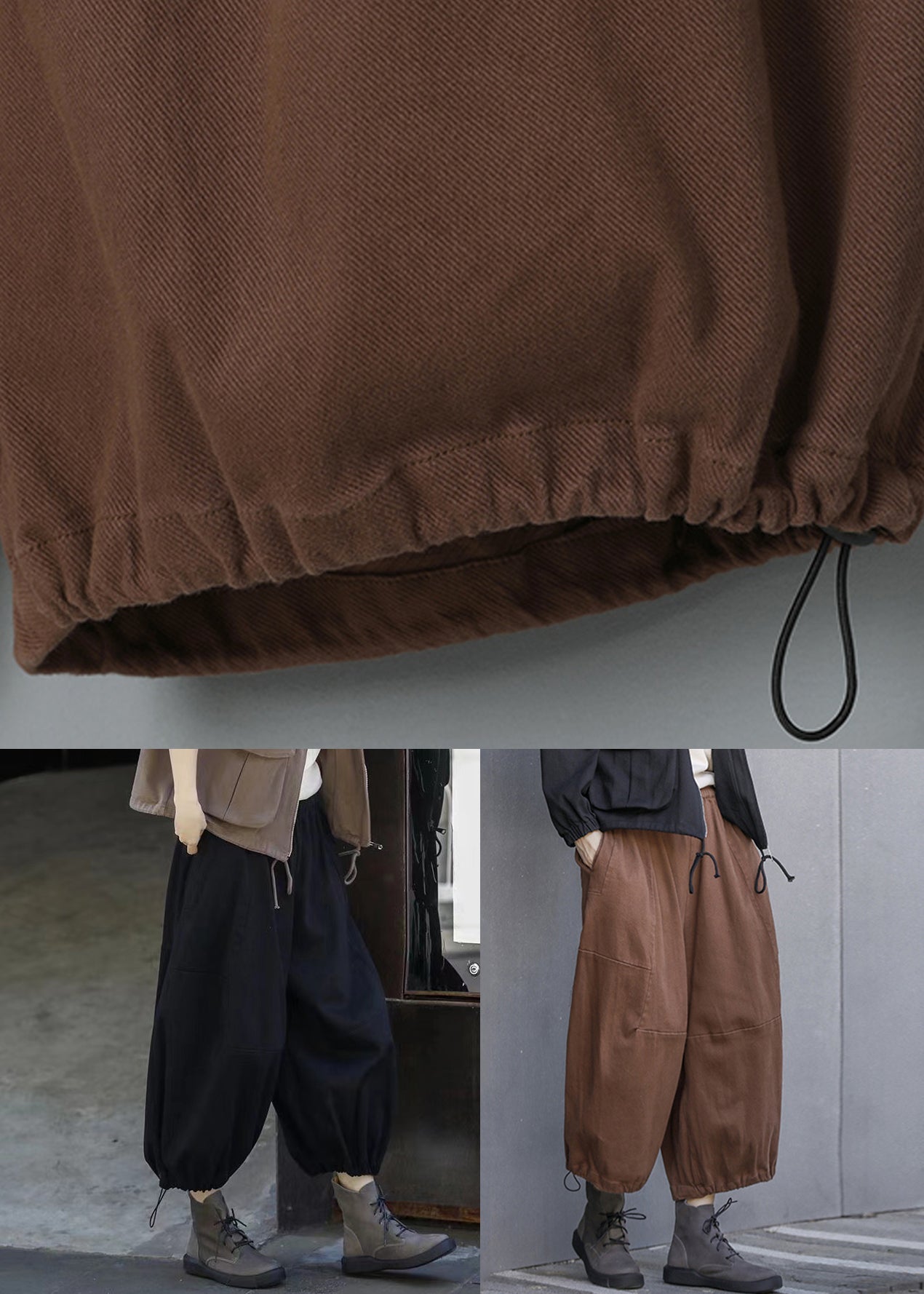 Well Tailored Pants with a Graceful Silhouette