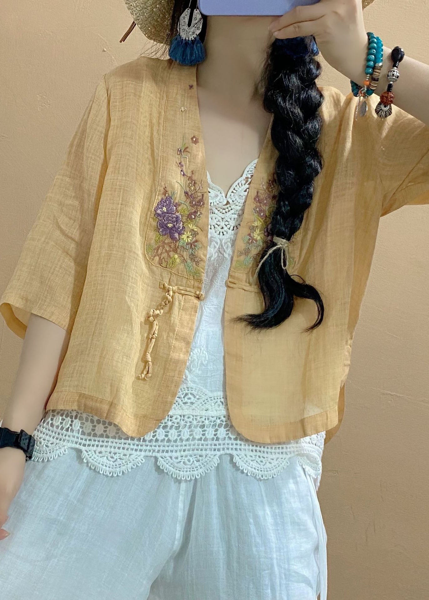 Classic Vintage Cardigan with a Flattering Fit