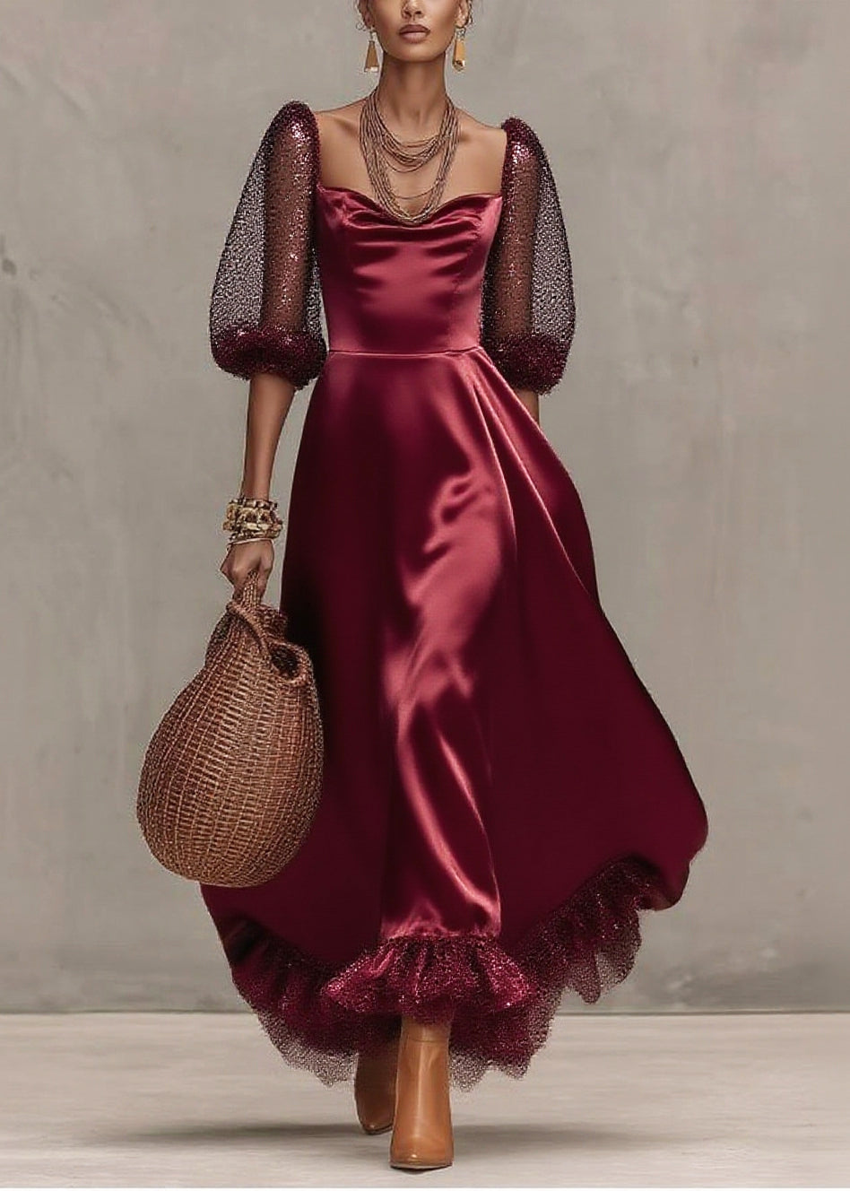 Beautifully Finished Dress in a Timeless Design