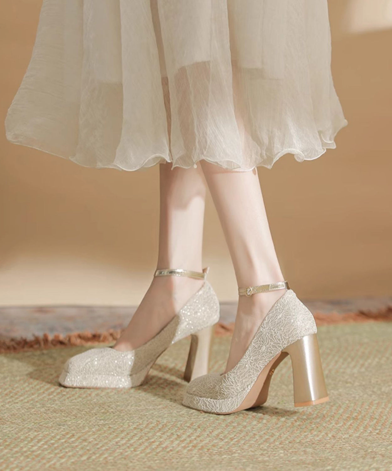 Vintage Inspired Orthopedic Heels