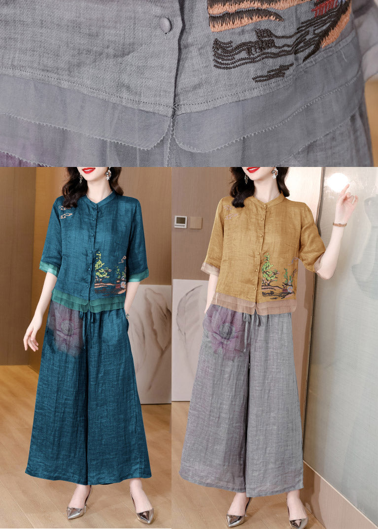 A Vintage Style Pants with Delicate Timeless Details